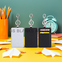 Load image into Gallery viewer, Sublimation Card Holder/ID Keychain