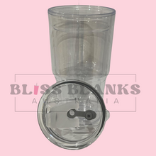 Load image into Gallery viewer, 32oz Snow Globe Acrylic Tumbler