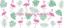 Load image into Gallery viewer, 40oz UV DTF wrap - Pink Flamingo