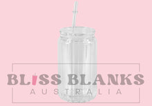 Load image into Gallery viewer, 16oz Ribbed Glass Libby snow globes