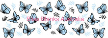 Load image into Gallery viewer, 40oz UV DTF wrap - Blue Butterflies