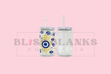Load image into Gallery viewer, Sublimation 16oz Clear Soda Can Libby glass with CLEAR PLASTIC LID