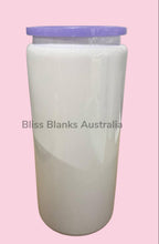 Load image into Gallery viewer, Sublimation Stainless Steel 16oz Libby with coloured lids