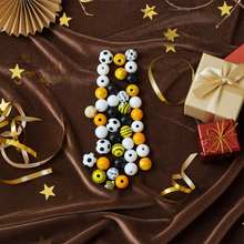 Load image into Gallery viewer, Wood Focal Bee Bead Mix