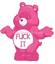 Load image into Gallery viewer, UV DTF Decal - Swear Bear Hot Pink