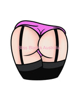 Load image into Gallery viewer, UV DTF Decal - A bit of cheek