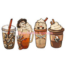 Load image into Gallery viewer, 16oz UV DTF - Freddie and his coffee