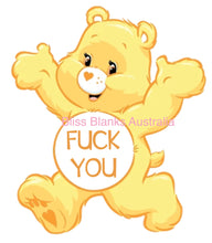 Load image into Gallery viewer, UV DTF Decal - Swear Bear Yellow