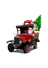 Load image into Gallery viewer, UV DTF Decal - Santa Driving