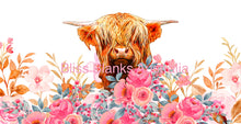 Load image into Gallery viewer, Floral Hyland - 16oz UV DTF