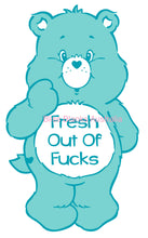 Load image into Gallery viewer, UV DTF Decal - Swear Bear Green