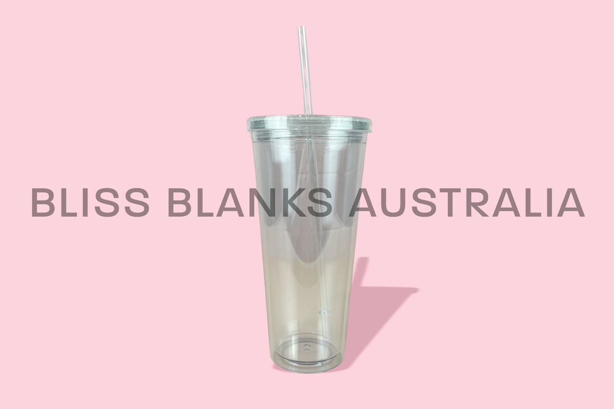 Acrylic Snow Globe tumblers 12oz,16oz & 24oz with S/Globe lid – Bliss  Blanks Australia
