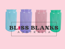 Load image into Gallery viewer, 16oz Solid Coloured Libby Glass Tumblers- NON Shimmer
