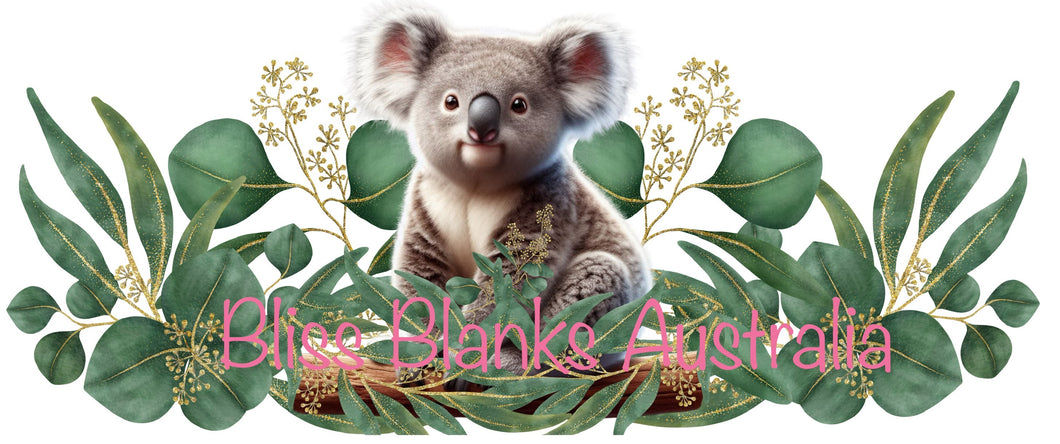 16oz UV DTF - Native Koala (Exclusive design)