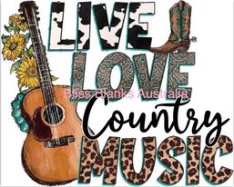 Love Country Music  - DTF
