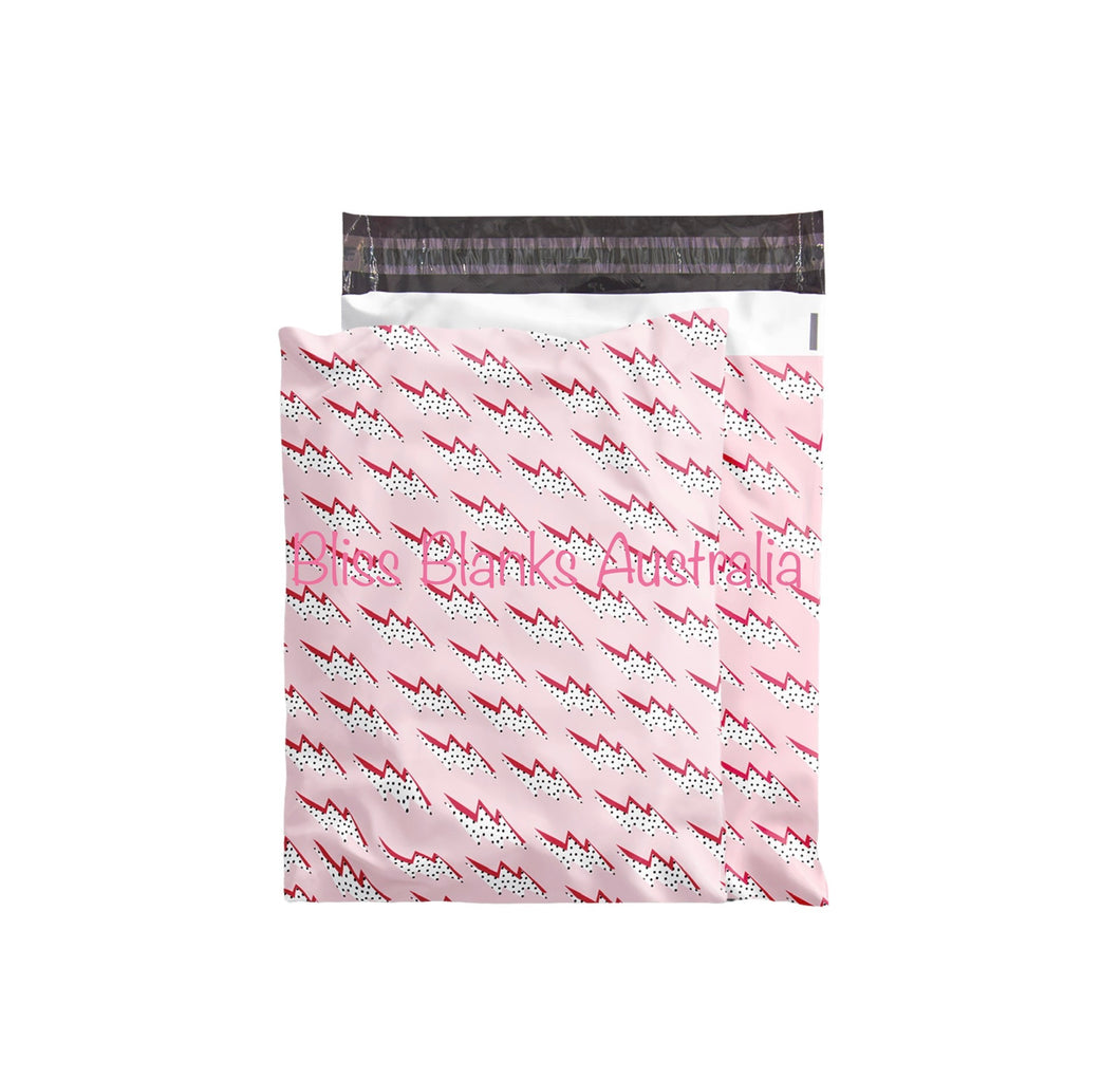 Pink Lightening Poly Mailers