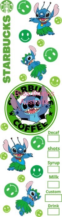 PEN UV DTF - Star bucks Stitch