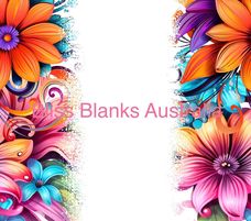 20oz Sublimation Digital Image Download- 3D Floral Add your own text (16)