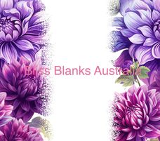 20oz Sublimation Digital Image Download- 3D Floral Add your own text (9)