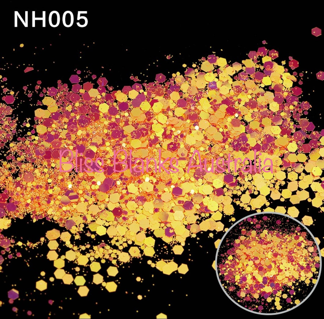 Sunset Shimmer Glitter- NH-005#