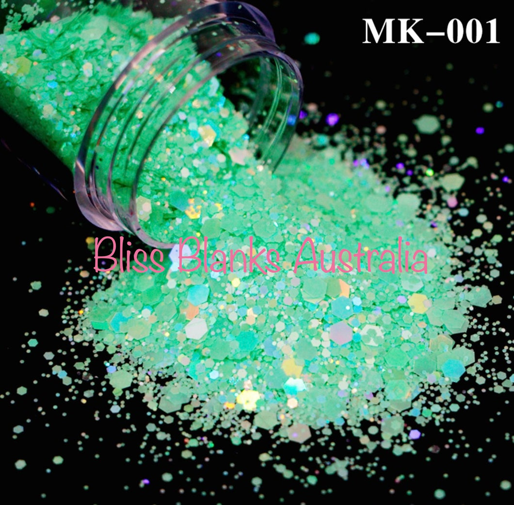 Mint Leaf Glitter- MK-001#