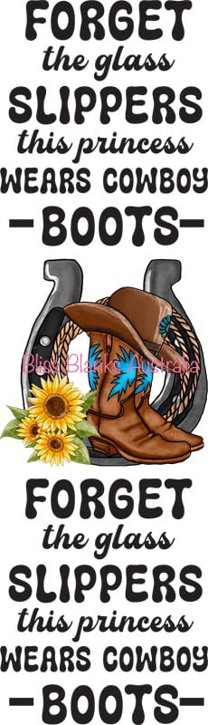 PEN UV DTF - This princess wears cowgirl boots