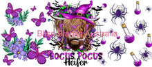 Load image into Gallery viewer, 40oz UV DTF wrap - Hocus Pocus Heifer
