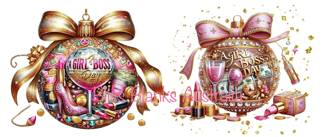 16oz UV DTF - A Girl Boss Day (Exclusive design)