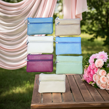 Load image into Gallery viewer, Compact Purse with keyring
