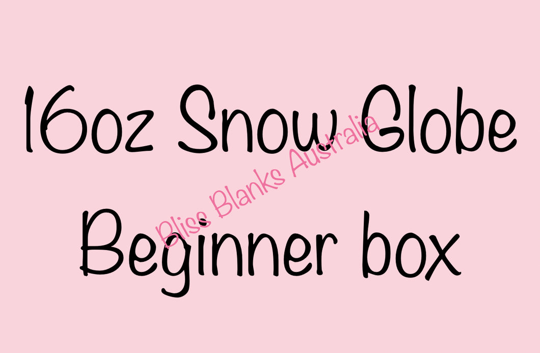 16oz Snow Globe Beginner Box