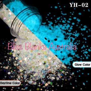 It's Glow Time- Glow in the dark Glitter - YH02