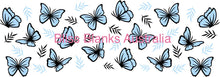 Load image into Gallery viewer, 40oz UV DTF wrap - Blue Butterflies
