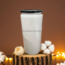 Load image into Gallery viewer, Sublimation Stainless Steel 16oz Libby with coloured lids
