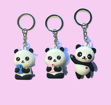 Load image into Gallery viewer, Cute Panda Keyring
