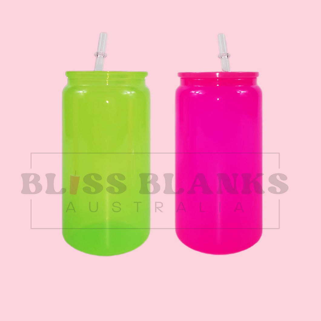 NEON 16oz Libby (Green and Pink pair)