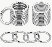 Load image into Gallery viewer, Circle flip clip clasp - Bag of 10 (Copy)
