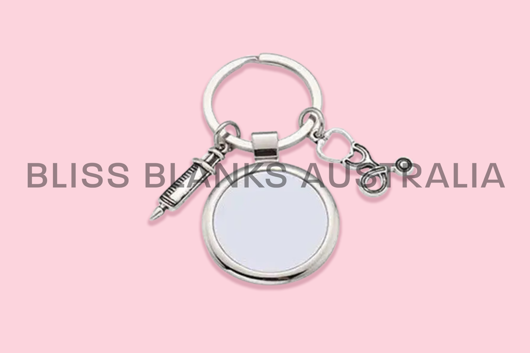 Sublimation Medical Keyring