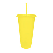Load image into Gallery viewer, 24oz Glitter plastic cold cups
