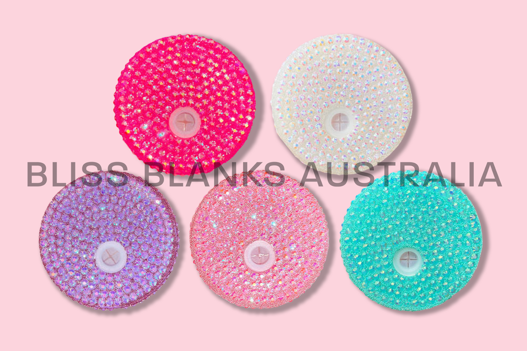 16oz Libby Rhinestone Bling Lids