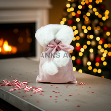 Load image into Gallery viewer, Velvet Gift Bag Santa Sack - Pink
