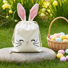Load image into Gallery viewer, Sublimation Bunny Ears Drawstring Sack
