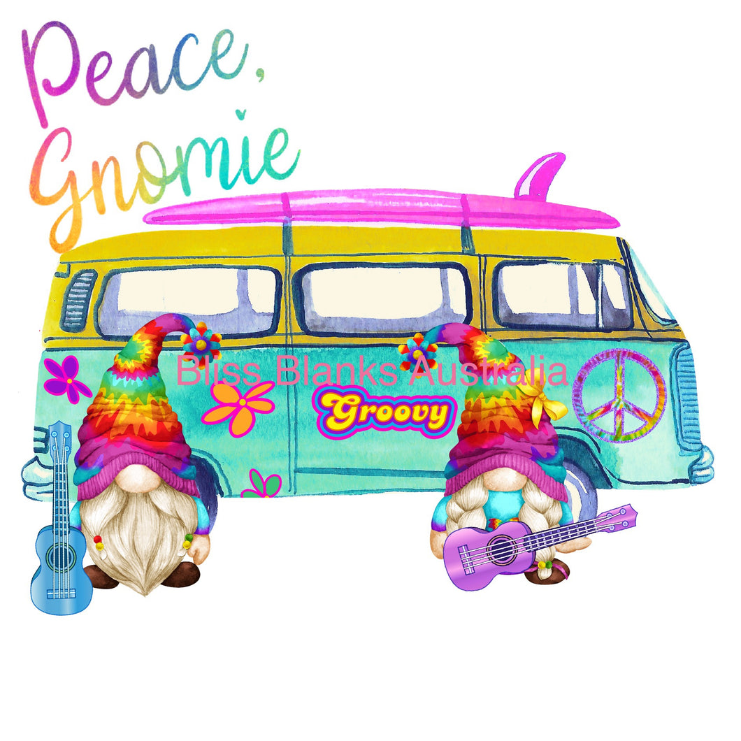 UV DTF Decal - Peace Gnome