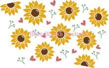 Load image into Gallery viewer, 24oz UV DTF - Sunflowers
