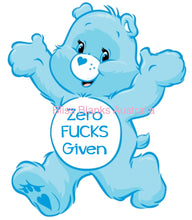 Load image into Gallery viewer, UV DTF Decal - Swear Bear Blue
