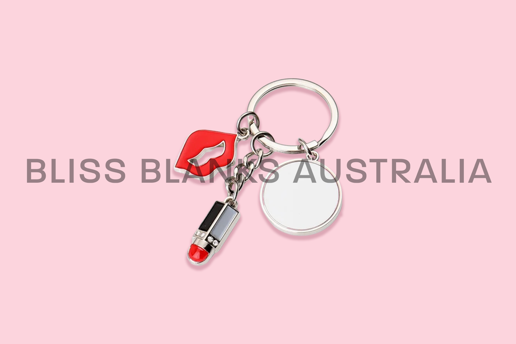 Sublimation Lipstick Keyring