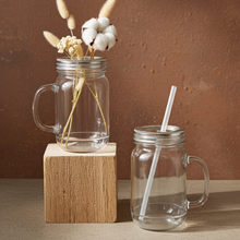 Load image into Gallery viewer, 16oz/500ml Plastic Mason Jars
