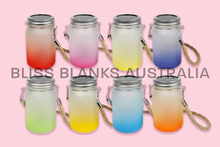 Load image into Gallery viewer, Frosted Sublimation Mason Jar - Frosted
