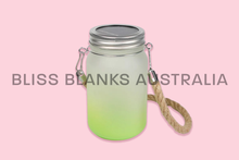 Load image into Gallery viewer, Frosted Sublimation Mason Jar - Green
