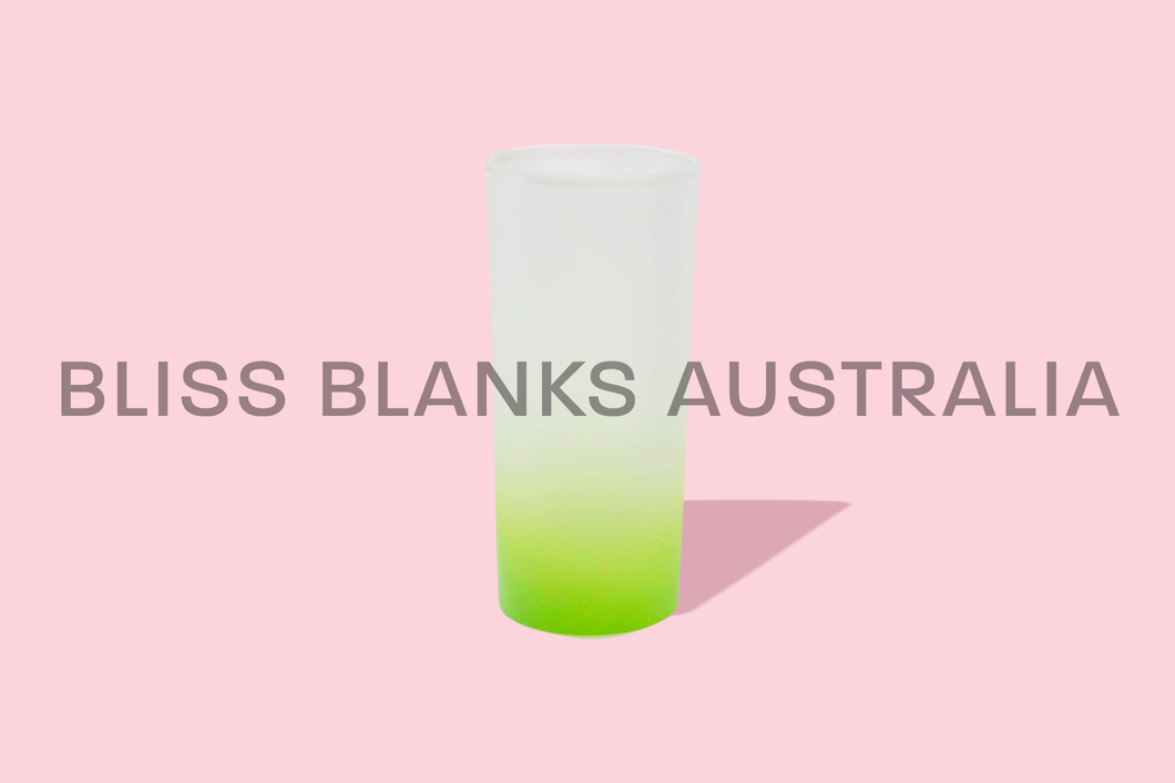 Sublimation Frosted Shot Glass - Green