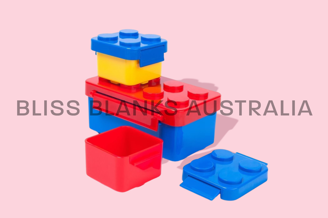 Building Block Lunch Box Set - Multi